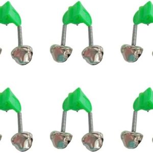 10 Pcs Plastic Fishing Rod Alarm Bell, Bells Fishing, Bells for Fishing Poles, Bell Alert for Fishing Pole, Fishing Rod Bells, Bell for Rods, Fish Bells for a Fishing Pole